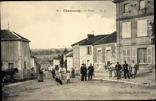 Ak Chancenay Haute Marne, La Place