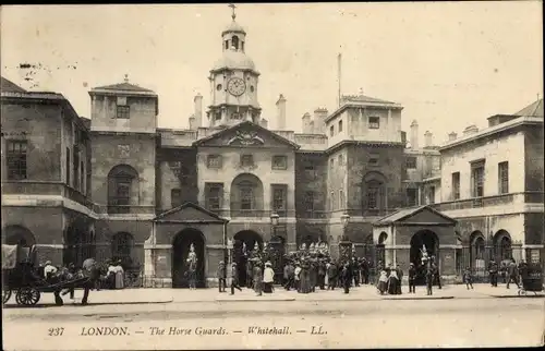Ak London City England, Horse Guards, Whitehall