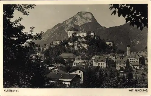 Ak Kufstein Tirol, Burg, Pendling