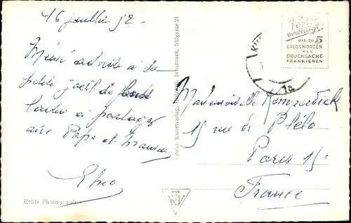 Ak Kufstein Tirol, Gesamtansicht, Kaisergebirge