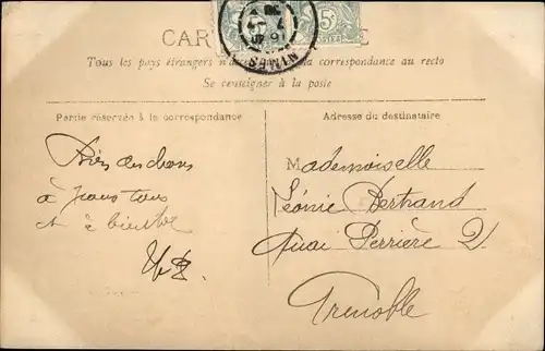 Ak Variete Künstlerin Berthe Vincourt, Portrait