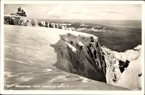 Ak Śnieżne Kotły Schneegrube Riesengebirge Schlesien, Schneegrubenbaude