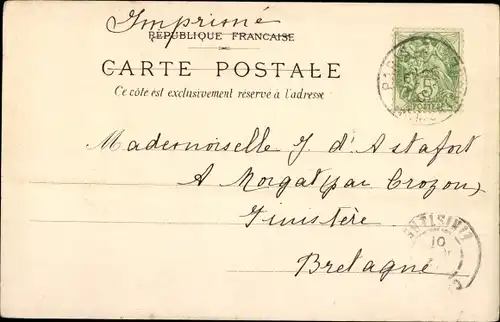 Ak Aux Courses, Ausflug, Frau mit Sonnenschirm, Kutschen