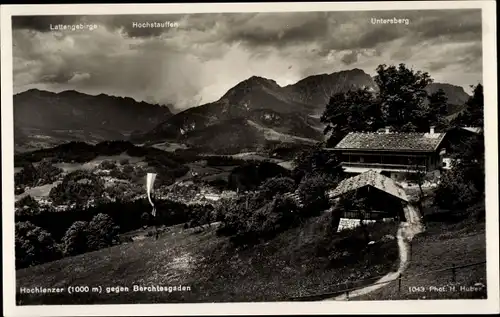 Ak Berchtesgaden in Oberbayern, Hochlenzer, Lattengebirge, Hochstauffen, Untersberg
