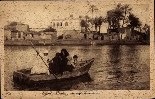 Ak Ägypten, Ruderboot