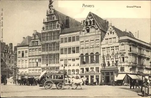 Ak Antwerpen Antwerpen Flandern, Grande Place
