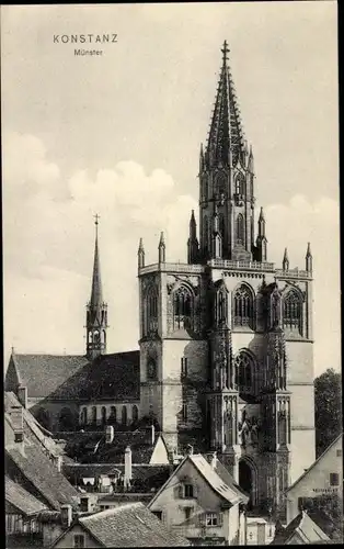 Ak Konstanz am Bodensee, Münster