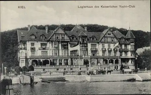 Ak Kiel, Kaiserlicher Yachtclub, Logierhaus