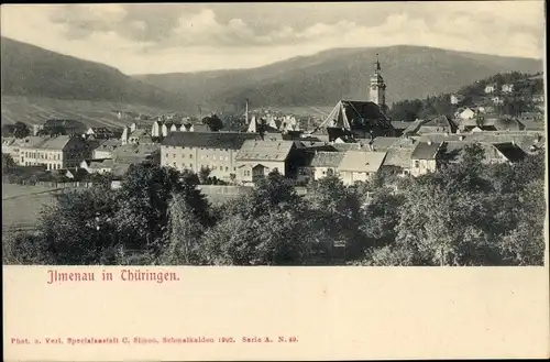 Ak Ilmenau in Thüringen, Panorama