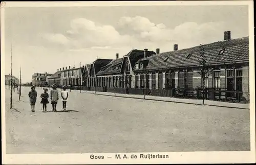 Ak Goes Zeeland Niederlande, M.A. de Ruijterlaan