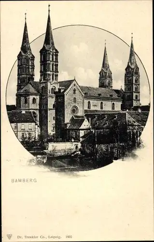 Passepartout Ak Bamberg in Oberfranken, Dom
