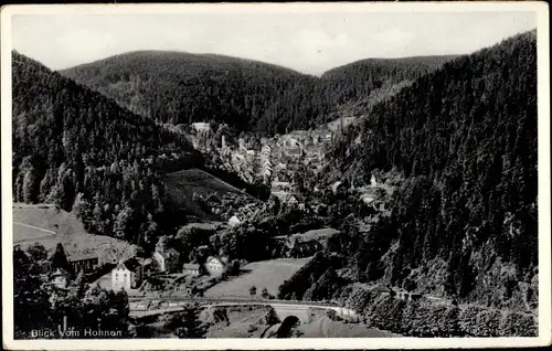 Foto Ak Hohnen, Blick ins Tal