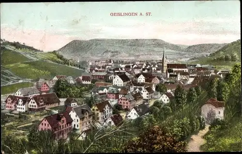 Ak Geislingen an der Steige in Baden Württemberg, Blick auf die Stadt