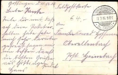 Ak Göttingen in Niedersachsen, Aula