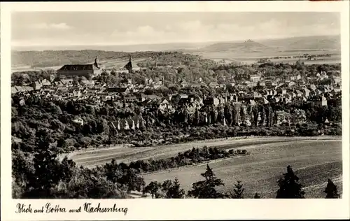 Ak Gotha in Thüringen, Panorama, Wachsenburg