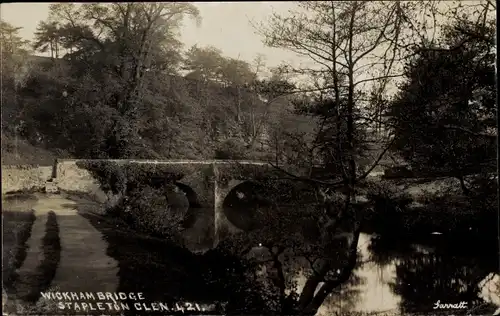 Ak Stapleton Südwestengland, Wickham Bridge