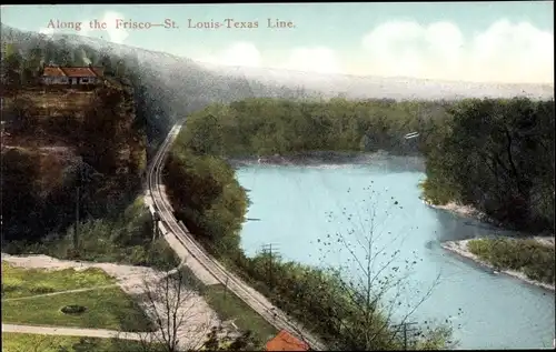 Ak Texas USA, entlang der Frisco-St. Louis Texas Line