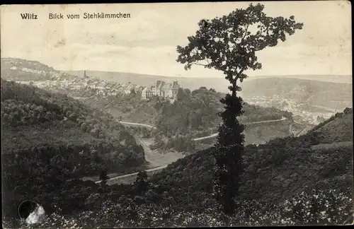 Ak Wiltz Luxemburg, Blick vom Stehkämmchen