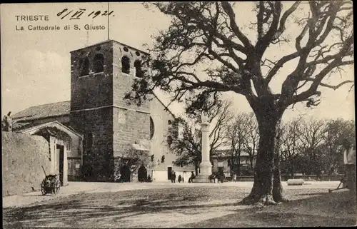 Ak Triest Trieste Friuli Venezia Giulia, Cattedrale S. Giusto