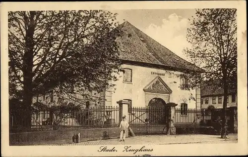 Ak Stade in Niedersachsen, Zeughaus