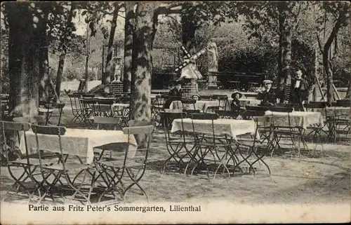 Ak Lilienthal Niedersachsen, Fritz Peter's Sommergarten
