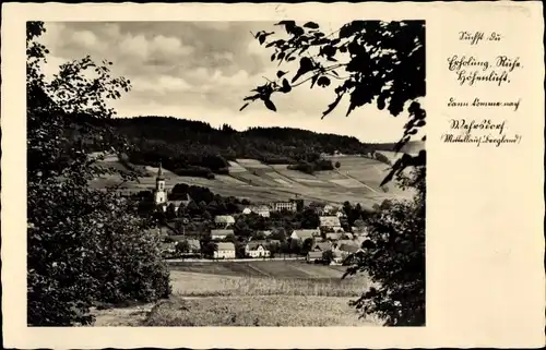 Ak Wehrsdorf Sohland an der Spree in Sachsen, Kirche, Panorama