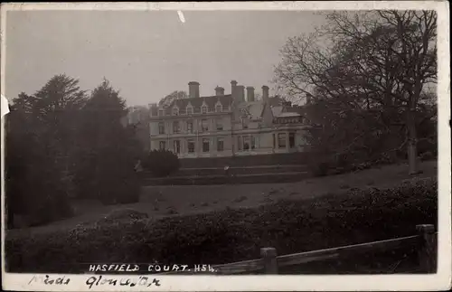 Ak Hasfield Gloucestershire England, Hasfield Court