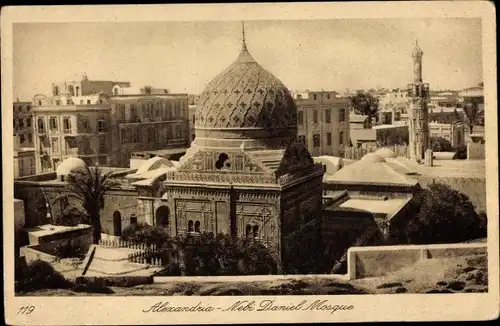 Ak Alexandria Ägypten, Nebi Daniel Moschee