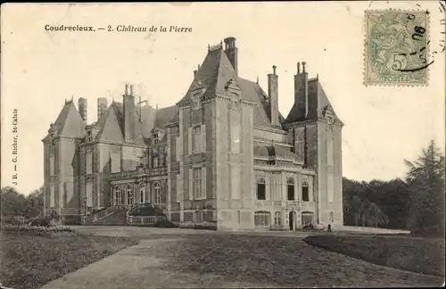 Ak Coudrecieux Sarthe, Chateau de la Pierre