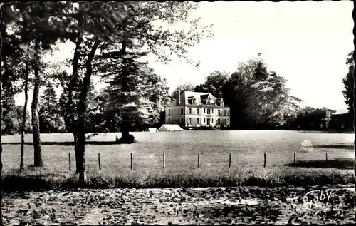 Ak Cérans Foulletourte Sarthe, Chateau de Bel-Air, l’Etang