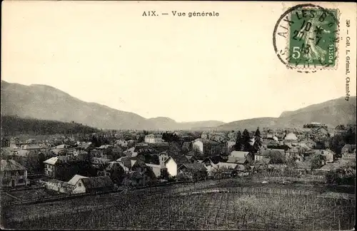 Ak Aix les Bains Savoie, Gesamtansicht