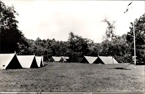 Ak Elspeet Gelderland, Zomerkamp Kinderfonds P.T.T., Stakenberg, Zeltlager