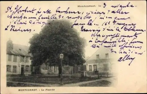 Ak Montcornet Aisne, Placette