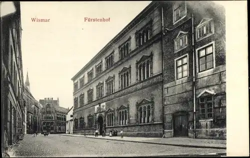 Ak Hansestadt Wismar, Fürstenhof