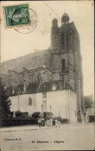 Ak Sézanne Marne, Kirche