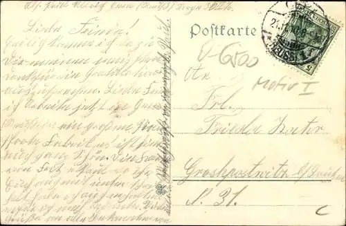 Ak Gera in Thüringen, Gesamtansicht, Zeppelin