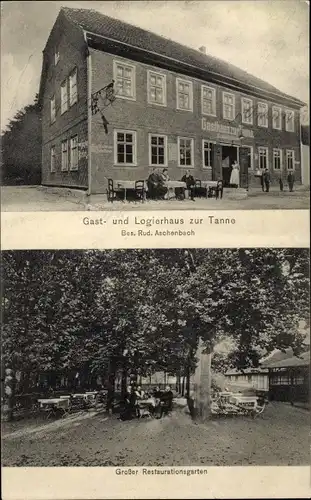 Ak Rödichen Schnepfenthal Waltershausen in Thüringen, Gast- und Logierhaus zur Tanne