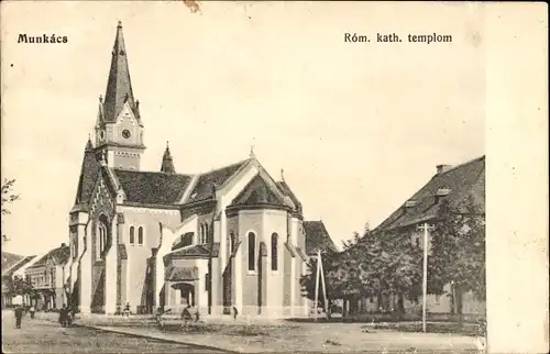 Ak Munkács Mukatschewe Munkatsch Ukraine, Römisch-katholische Kirche