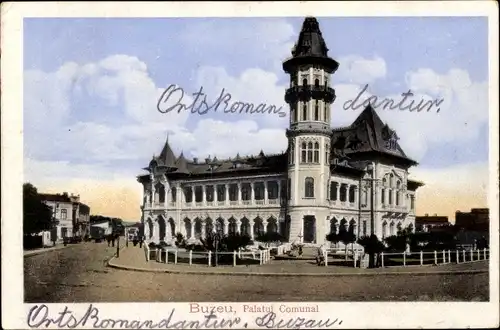 Ak Buzeu Buzău Busäu Rumänien, Palatul Comunal
