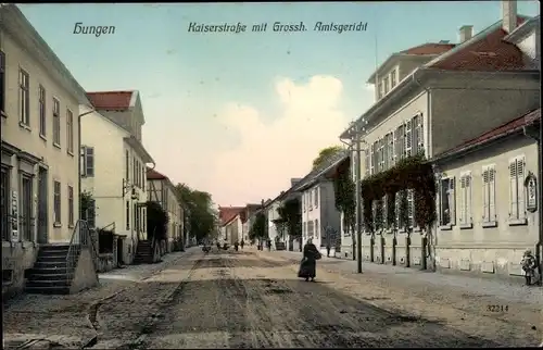 Ak Hungen in Hessen, Kaiserstraße, Amtsgericht