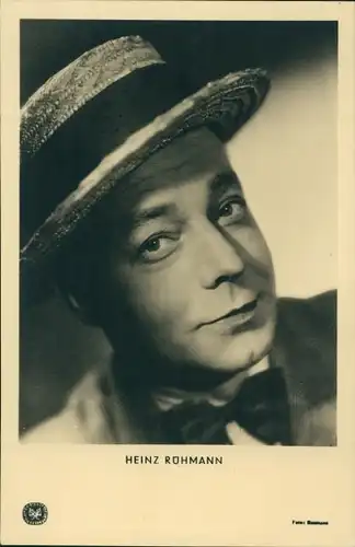 Ak Schauspieler Heinz Rühmann, Portrait, Hut