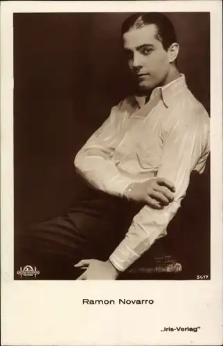 Ak Schauspieler Ramon Novarro, Portrait