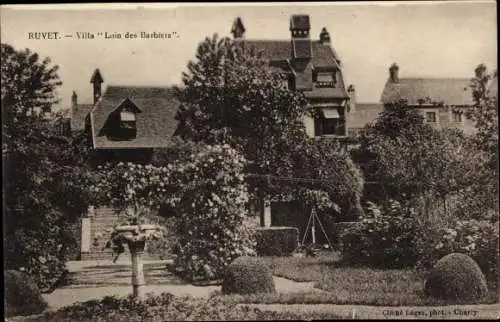 Ak Ruvet Aisne, Villa fernab der Barbiere