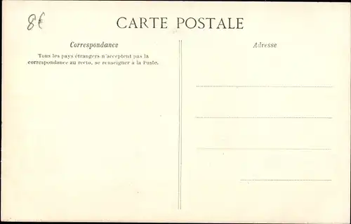 Ak Flize Ardennes, Vue Generale, Kirche