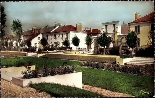 Ak Vitry le François Marne, Jardin des Minimes