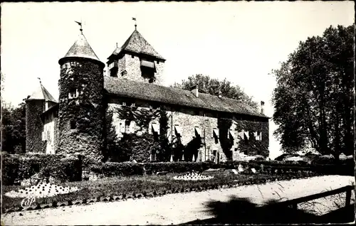 Ak Sciez Haute Savoie, französische Bank von Leman, Hostellerie du Chateau de Coudree