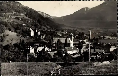 Ak Sallanches Haute Savoie, Blick auf das Arve-Tal