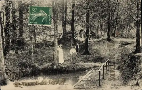 Ak Foret de Berck Sarthe, Sources de l’Hermitière