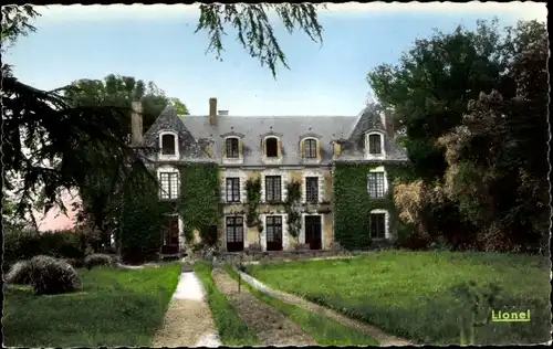 Ak La Chapelle d'Aligne Sarthe, Chateau des Gringuières