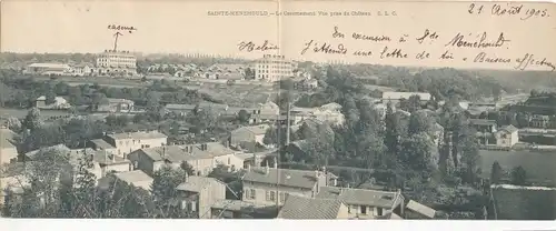Ak Sainte Menehould Meurthe et Moselle, Gesamtansicht